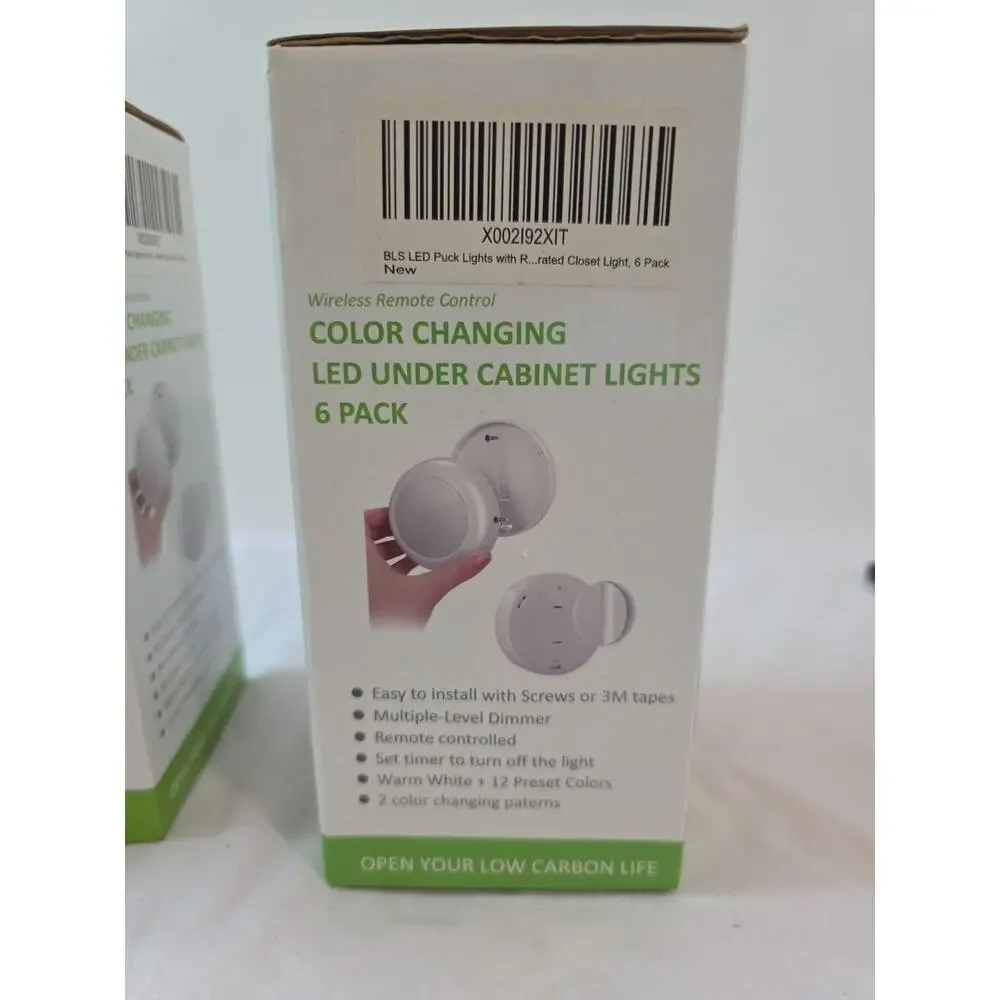 Bliss Better Lifestyles Remote Control Color Changing Led Under Cabinet Lights 6